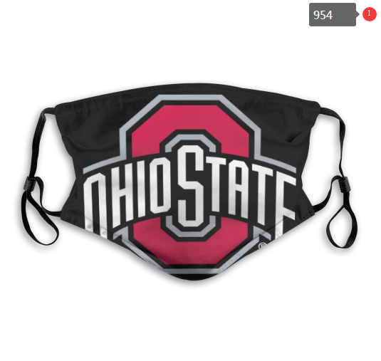 NCAA Ohio State Buckeyes #15 Dust mask with filter->ncaa dust mask->Sports Accessory